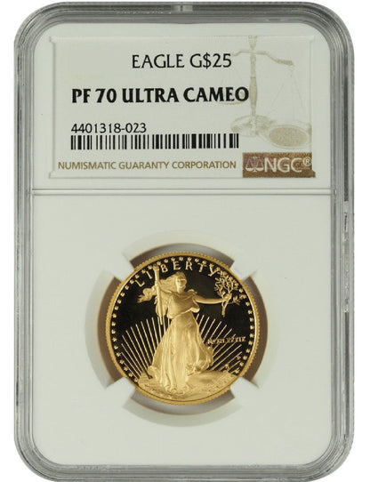 2002 1/2 oz U.S. Mint Proof Gold Eagle NGC PF70 Ultra Cameo