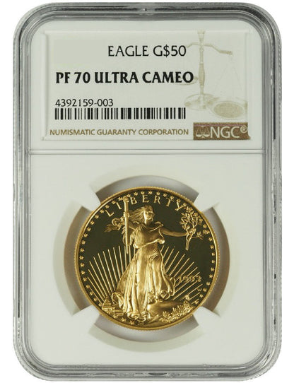2010 1 oz U.S. Mint Proof Gold Eagle NGC PF70 Ultra Cameo