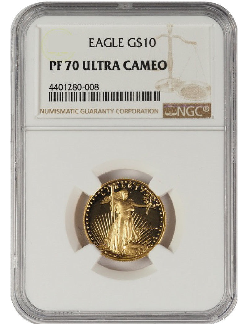 2005 1/4 oz U.S. Mint Proof Gold Eagle NGC PF70 Ultra Cameo