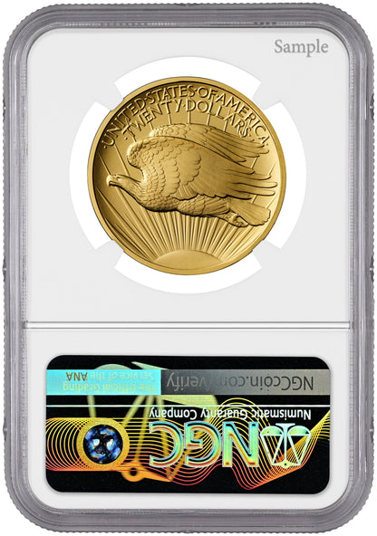 2026 Best of the Mint 1907 Saint-Gaudens High Relief Gold Coin FDI NGC SP70 Congress