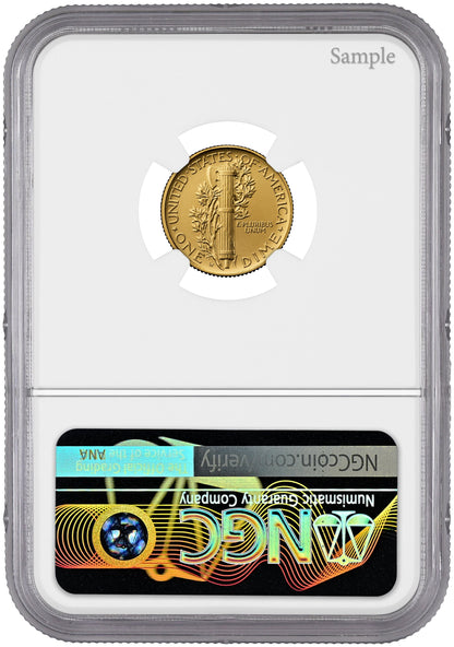 2026-W 1916 Mercury Gold Coin FDI NGC SP70 Harrigal