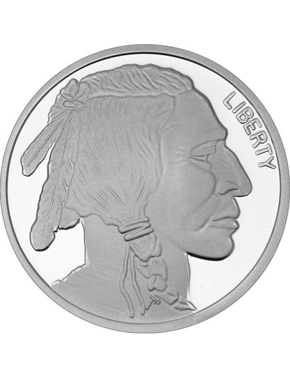 1 oz .999 SilverTowne Buffalo Silver Round