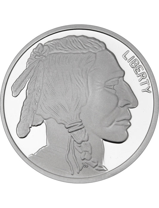 1 oz .999 SilverTowne Buffalo Silver Round