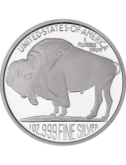 1 oz .999 SilverTowne Buffalo Silver Round