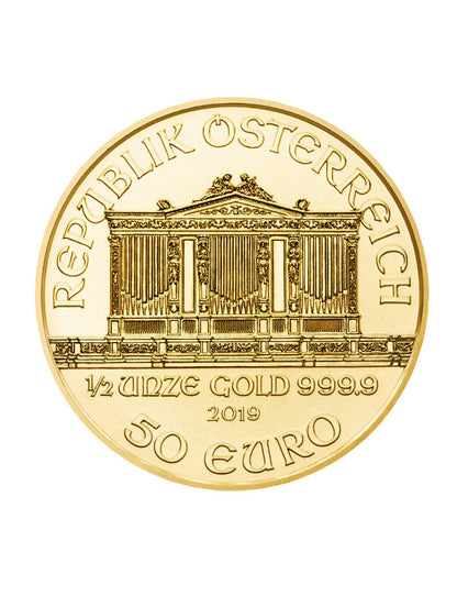 2019 1/2 oz Austrian Gold Philharmonic Coin