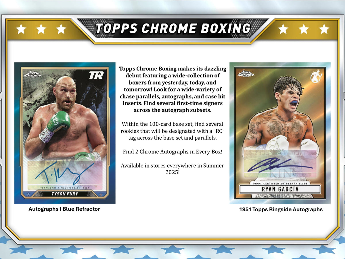 2024 Topps Chrome Boxing Hobby Box