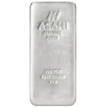 100 oz Asahi Silver Bar (New)