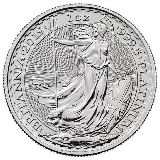2019 1 oz Platinum Britannia Coin