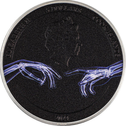 2023 1 oz Creation of Adam Ultra High-Relief Proof Silver Coin