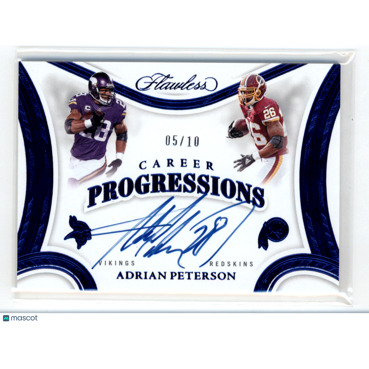 2026 Panini Flawless Football Adrian Peterson #CP-APN /10