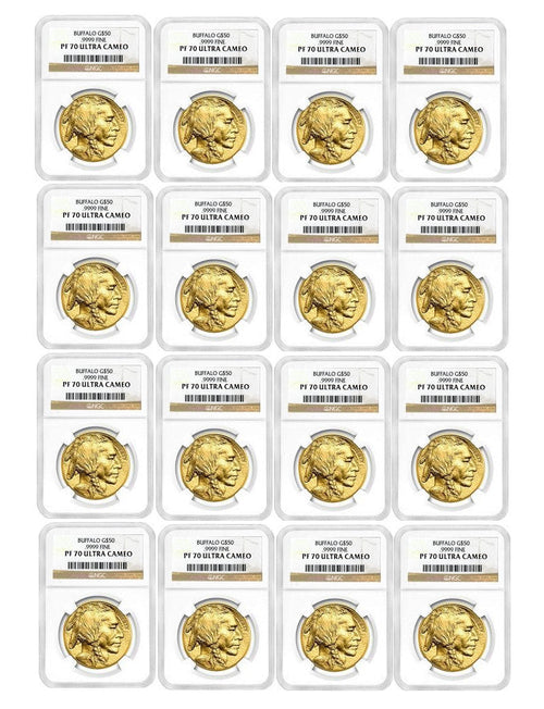 2006-2023 American Gold Buffalos Complete Date Run NGC PF70