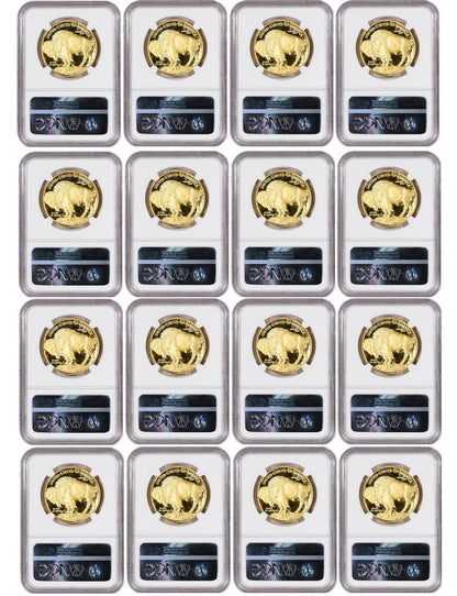 2006-2025 American Gold Buffalo Full Date Run Set NGC PF70