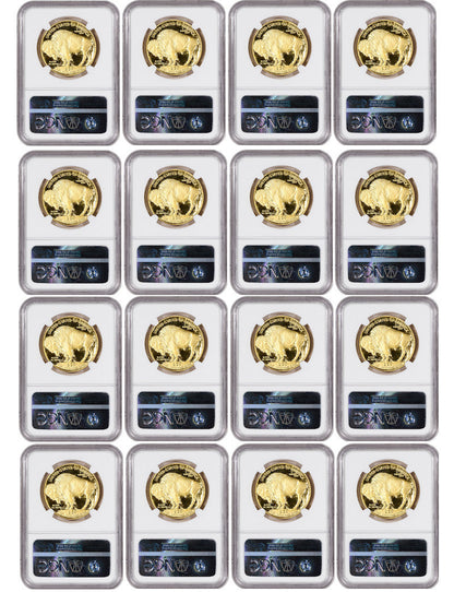 2006-2023 American Gold Buffalos Complete Date Run NGC PF70