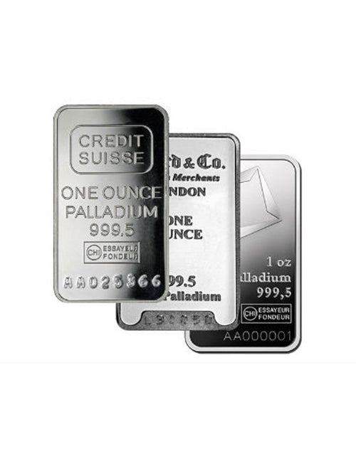 1 oz. Good Delivery .9995 Palladium Bar