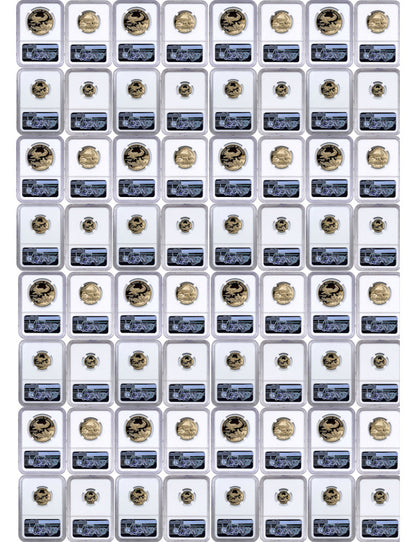 1986-2025 American Gold Eagles Complete Date Run NGC PF70 Set of 156
