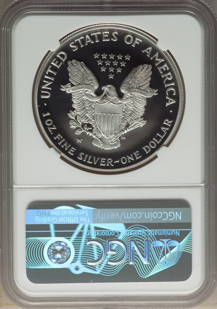 2004-W S$1 Silver Eagle NGC PF70