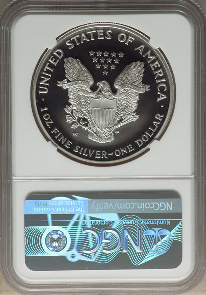 2004-W S$1 Silver Eagle NGC PF70