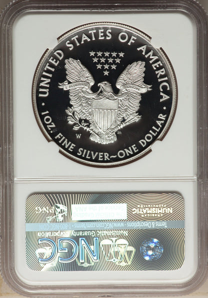 2015-W S$1 Silver Eagle NGC PF70