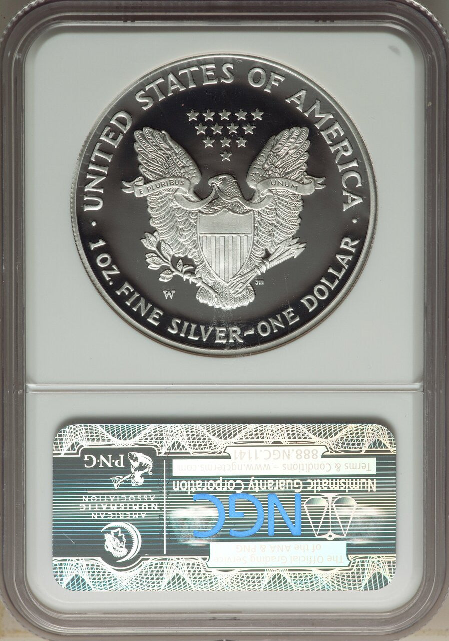 2005-W American Silver Eagle NGC PF70