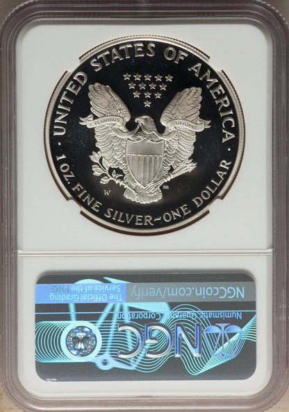 1995-W S$1 Silver Eagle NGC MS69