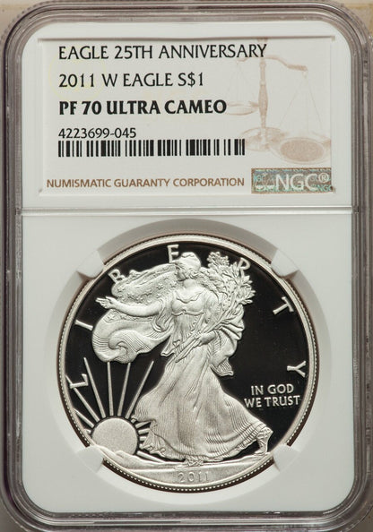 2011-W American Silver Eagle NGC PF70
