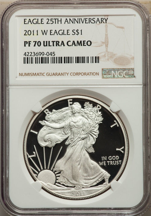 2011-W American Silver Eagle NGC PF70