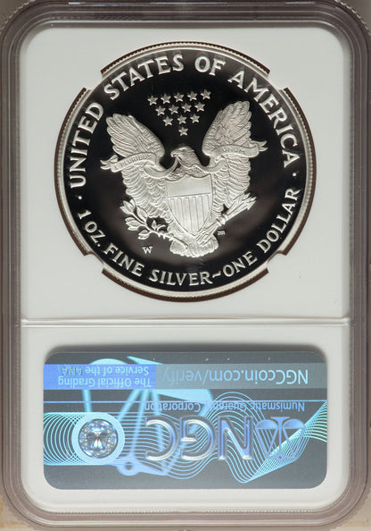 2005-W S$1 Silver Eagle NGC PF70