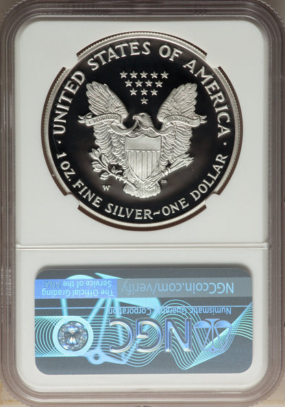 2007-W S$1 Silver Eagle NGC PF70