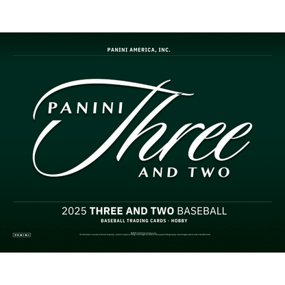 2025 Panini Three & Two Baseball Hobby 10 Box Case