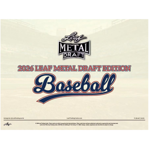 2026 Leaf Metal Draft Baseball Jumbo Box