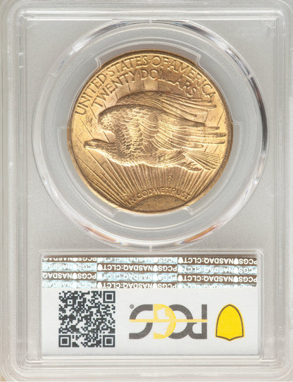 Random Date 1908-1932 Saint-Gaudens (With Motto) $20 Gold Double Eagle PCGS MS64