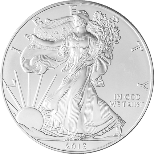 1 oz American Silver Eagle BU Random Year