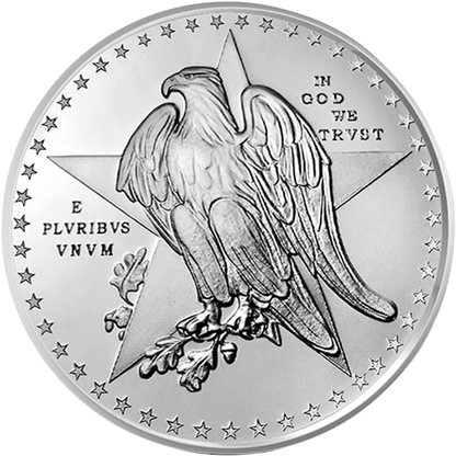 1 oz Silver Texas Centennial Round Remember the Alamo