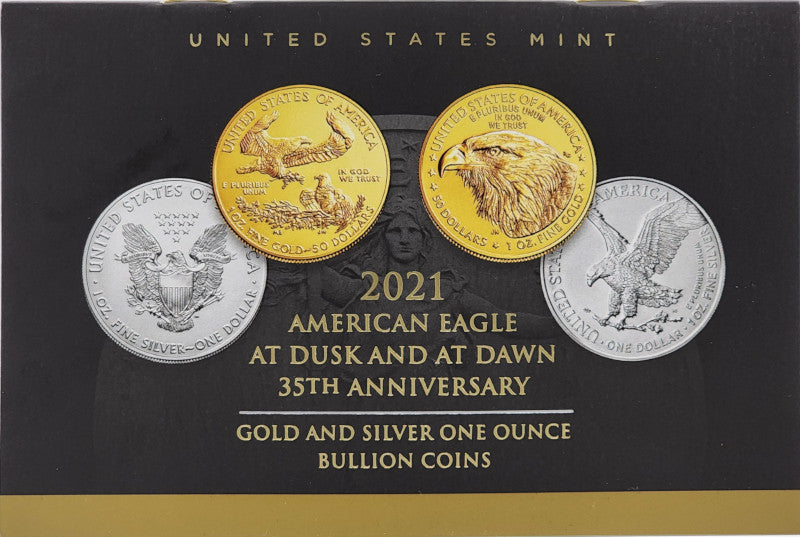 2021 American Silver Eagle Type 1 At Dusk & Dawn 35th Anniversary 432nd PCGS MS70